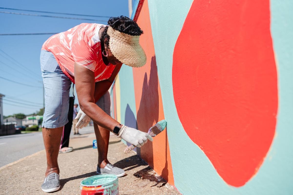 The Every Color Speaks mural in Lynchburg, Virginia